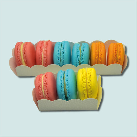 foto di macarons colorati